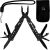 Мультиінструмент "MULTI TOOL SMALL WITH CASE" Black