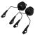 Адаптер ACM Headset Helmet Rail (black) для навушників Howard Leight Impact Sport 2
