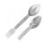 Набор столовый Sturm Mil-Tec® "GÖFFEL Folding Stainless Steel" Steel 3