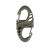 Пластиковий карабін S-Hook Олива