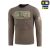 Футболка M-Tac Logo з довгим рукавом Dark Олива, dark Olive