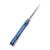 Ніж складаний Sencut ArcBlast S22043B-3 Синій Aluminum 6