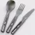Набір столових приборів Sea to Summit Frontier UL Cutlery Set – Темно-сірий 4