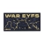 Патч (шеврон) "War Eyes" от libkos. Мягкий ПВХ пластик, 8х4 см