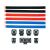 Набір стяжних ременів Tatonka Loop Strap & Patch Set, Assorted