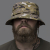 Капелюх тактичний Combat Hat (TDU ripstop). Колір Мультикам 7