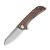 Ніж складаний Sencut Fritch Коричневий Micarta