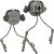 Крепление адаптер на каску шлем HL-ACC-43-OD для наушников Peltor/Earmor/Walkers (olive) 2