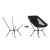 Стілець складаний Naturehike Yamami YL01 Чорний (M) 3