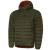 Легкий Пуховик Storm Hood G-Loft 150 Олива/Помаранчовий