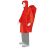 Дощовик-пончо Tatonka Cape Man XS, Red