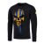 Футболка M-Tac Мститель длинный рукав Black/Yellow/Blue