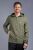Трекінгова чоловіча куртка Soft Shell Tatonka Cesi M's Hooded Jacket, Olive
