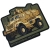 Патч (шеврон) «International MaxxPro» от Patch hunter. Мягкий ПВХ пластик мягкий. Койот 4