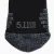 Носки тактические "5.11 Tactical® Duty Ready Ultra Crew Socks" Black 5