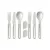Набір столового приладдя Sea to Summit Detour Cutlery Set 2P – Сталь