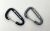 Набір алюмінієвих сервісних карабінів Base Camp Delta 4 Wire Set 2, 2 шт, Black/Grey 2