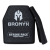 Керамічні бронеплити 4 класу Bronyx (комплект). Вага 4.4 кг. Розмір М (25х30 см) 2