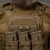 Нагрудный админ подсумок. Cordura 1000. Крепление Molle. Койот 3