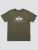 Футболка Alpha Industries Basic Logo Tee. Олива 4