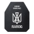 Керамическая бронеплита 6-го класса Rarog Premium, М (25х30 см). Вес 2.5 кг