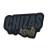 Патч (шеврон) «Chizas» от A.T.A.K.A. x SANCHI. Мягкий ПВХ пластик. Черный
