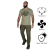 Футболка Bavovna Falcon Camotec. Cotton. Світла олива 3