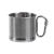 Кружка нержавіюча Sturm Mil-Tec® "Stainless Steel Karabiner Cup" (500 ml) Steel