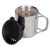 Термокружка з кришкою Tatonka Thermo 250, Silver/Black 4