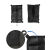 Итог универсальный сетчатый Sturm Mil-Tec® "Mesh Bag with Velcro" Black 2