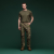 Комплект футболок Basic Military T-shirt. Матеріал Cottone/Elastane, олива 4