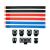 Набір стяжних ременів Tatonka Loop Strap & Patch Set, Assorted 2