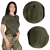 Поло женское тактическое Pani Army ID LT Camotec. Олива 3