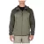 Реглан тактичний на блискавці з капюшоном "5.11 Reactor FZ Hoodie 2.0" Sage Green