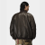 Куртка Alpha Industries Leather MA-1 Flight Jacket. Коричневый 2
