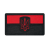 Флаг Camotec УПА с Трезубцем (4.5*8) Черно-красный