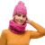 Шарф-труба Buff Knitted & Fleece Neckwarmer Grete, Pink 3